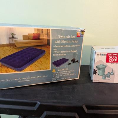 Twin Air Bed With Electric Pump (SB)