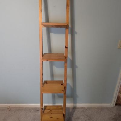 4 -Tier Wooden Ladder Shelf (SB)