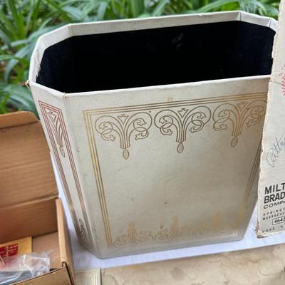 Office Supplies Twister no box, Vintage office rolladex, New old stock metal file box