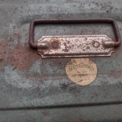Pair of Vintage Metal Tackle Boxes and Includes My Buddy Tackle Box and a Penn Peerless #9 Fishing Reel