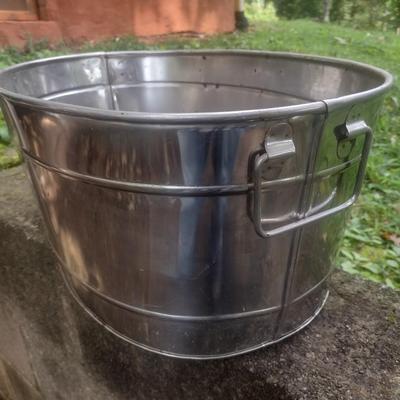 Oval Stainless Bucket
