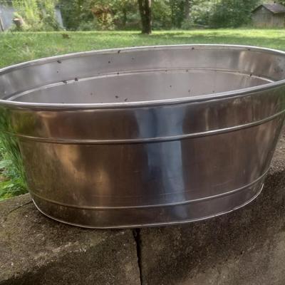 Oval Stainless Bucket