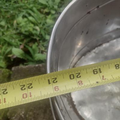 Oval Stainless Bucket