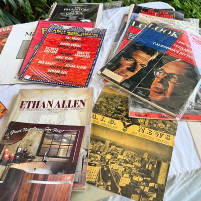 Books, Vintage 1930 Children's magazines, Theater Playbills
