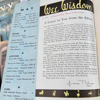 Books, Vintage 1930 Children's magazines, Theater Playbills