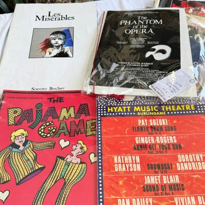 Books, Vintage 1930 Children's magazines, Theater Playbills