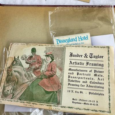 Scrapbook, photographs, photo album, handwritten letters and cards