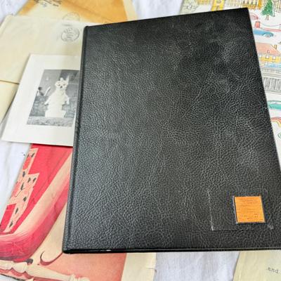 Scrapbook, photographs, photo album, handwritten letters and cards