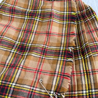 Vintage gas caps, Childs wool Kilt
