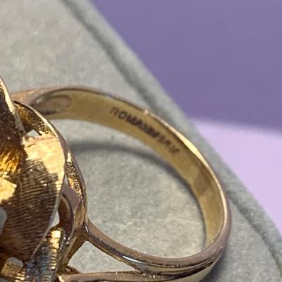 Multi Stone 14k Estate Ring 5.8 Grams - Ring Size 6.5