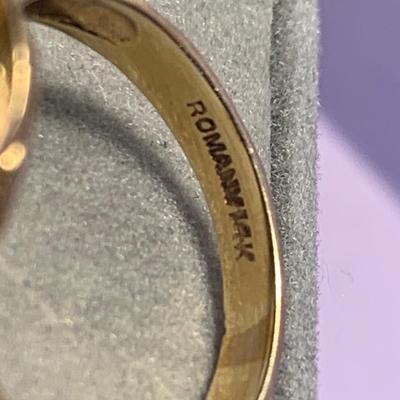 Multi Stone 14k Estate Ring 5.8 Grams - Ring Size 6.5