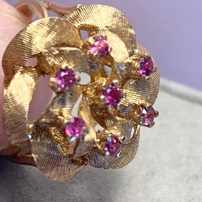 Multi Stone 14k Estate Ring 5.8 Grams - Ring Size 6.5
