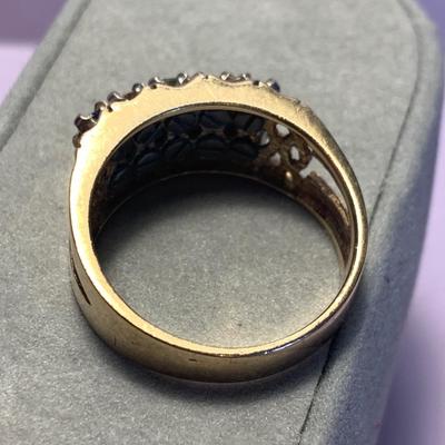 10k Cornelia’s Jewels Multi Color Stone Estate Ring 6.7 grams Ring Size 9