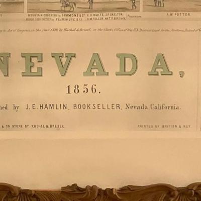 Nevada, California (Nevada City) Framed Poster