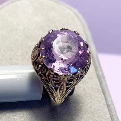 14k White Gold Estate Ring 4 grams - Ring Size 6