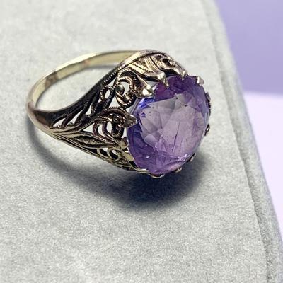14k White Gold Estate Ring 4 grams - Ring Size 6