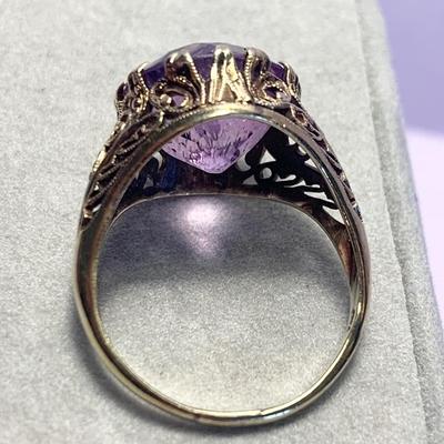 14k White Gold Estate Ring 4 grams - Ring Size 6