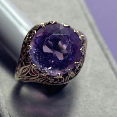 14k White Gold Estate Ring 4 grams - Ring Size 6