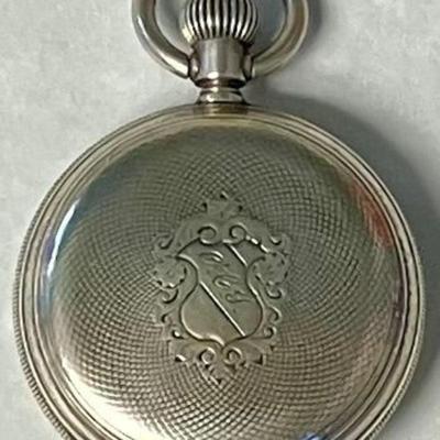 Vintage Longines Silver Pocket Watch