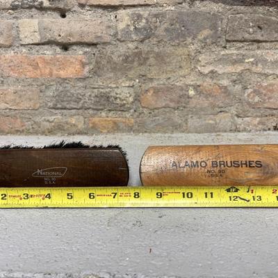 Sale Photo Thumbnail #234: Large set of vintage brushes - said to have come from a shoe shiner
