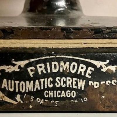 Antique Cast Iron Book Press