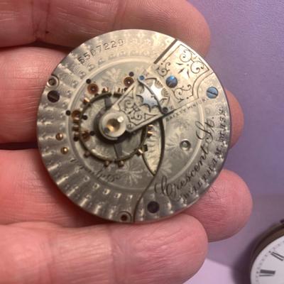Huge Lot - Waltham / American Watch Co Pocket Watch Movements / Parts Lot