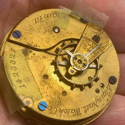 Vintage Elgin Pocket Watch Movements/ Parts Lot