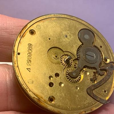 Vintage Elgin Pocket Watch Movements/ Parts Lot