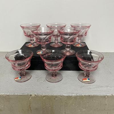 Sale Photo Thumbnail #272: Set of 8 footed Jamestown sherbets