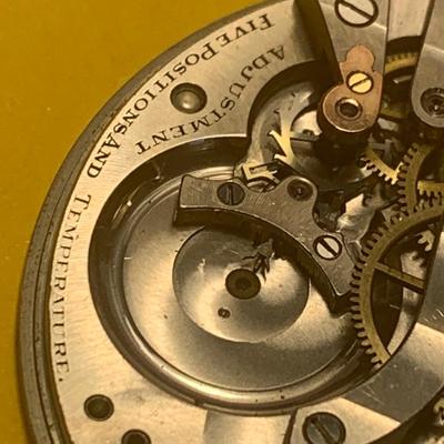 Howard 19 Jewel Pocket Watch Movement #1243796