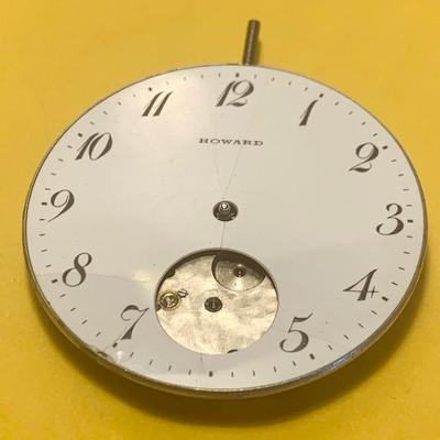Howard 19 Jewel Pocket Watch Movement #1243796