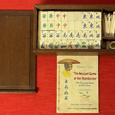 Ancient Game Of The Mandarins Mahjong Set