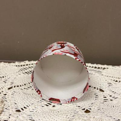 Small Round Santa Christmas Box