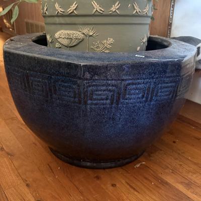 Sale Photo Thumbnail #705: Plant/planter not included. Blue pot only