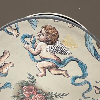 Round Cupid Box with Tissue Paper
