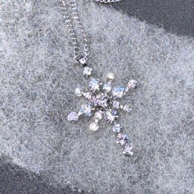 Camrose & Kross Reproduction of Jackie Kennedy Crystal & Silver Plated Necklace