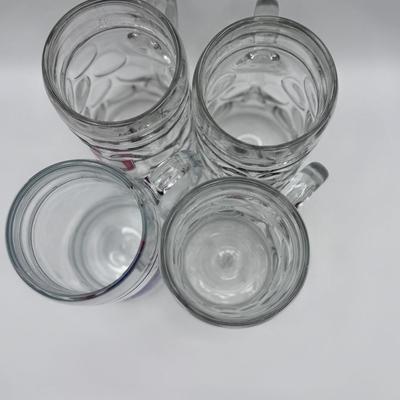 4 Vintage German Beer Steins (1L)
