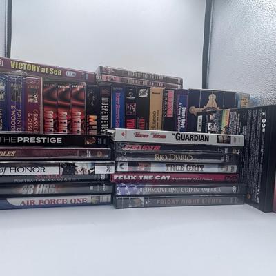 Action VHS/DVD Bundle