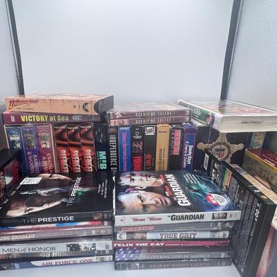 Action VHS/DVD Bundle