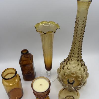 Amber Glass Assortment