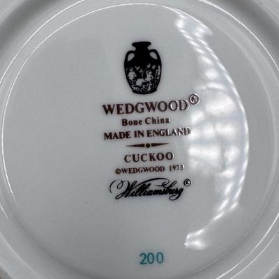 Wedgwood “Cuckoo” Bone China Plates & Saucers