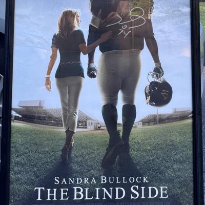Michael Oher Signed “The Blind Side” Movie Poster with COA
