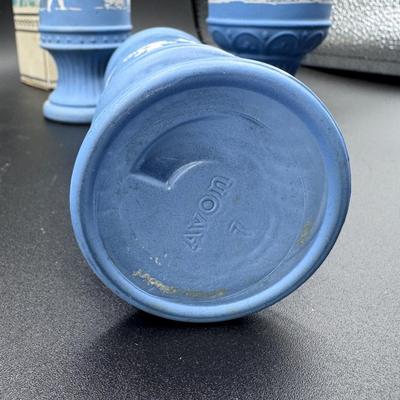 Vintage AVON Avonshire Blue - 4 Piece Collectible Bundle