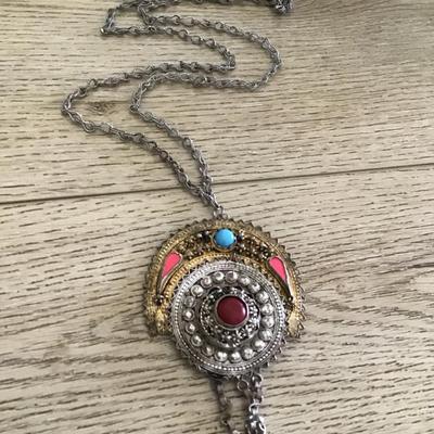 Antique, ethnic statement, necklace