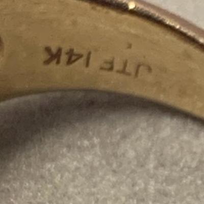 14k Gold Estate Ring 6.6 Grams Ring Size 7
