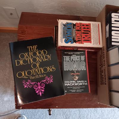 A COLLECTION OF BOOKS