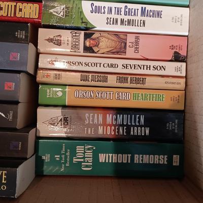 MOSTLY NOVELS BY CUSSLER & CLANCY