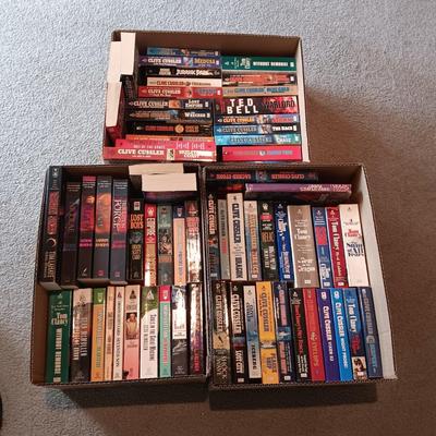 MOSTLY NOVELS BY CUSSLER & CLANCY