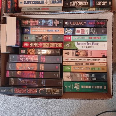 MOSTLY NOVELS BY CUSSLER & CLANCY