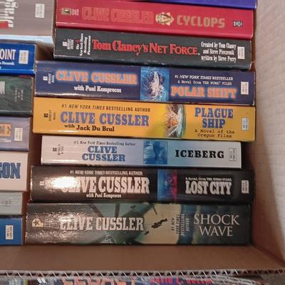 MOSTLY NOVELS BY CUSSLER & CLANCY